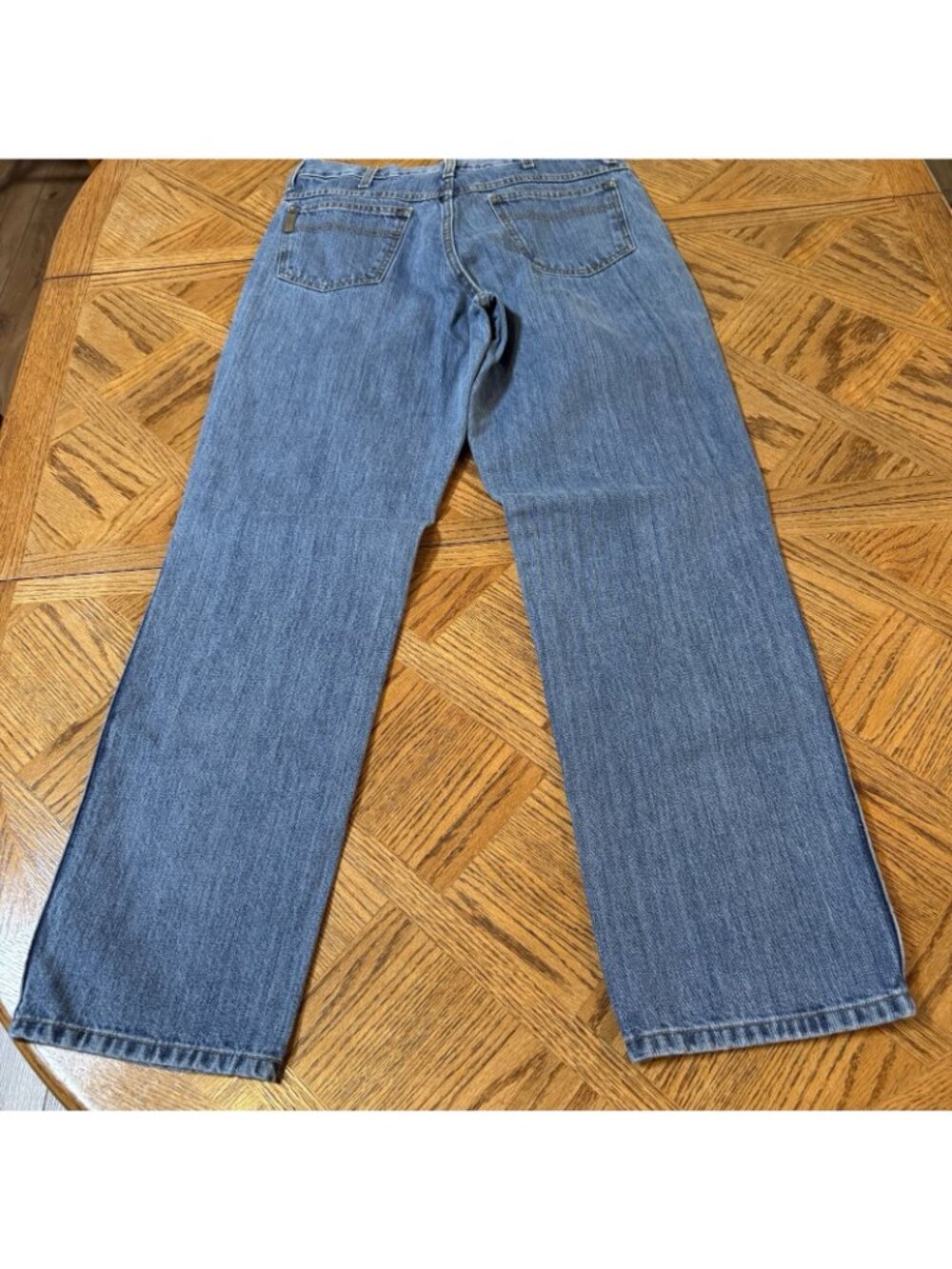 Cinch Jeans 33x32 Mens Blue Denim Green Label Rigid Medium Stone Tapered Western - Picture 5 of 7
